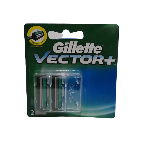 Gillette Vector+ Shaving Blades (2N) - Hubsafari Online store in ...